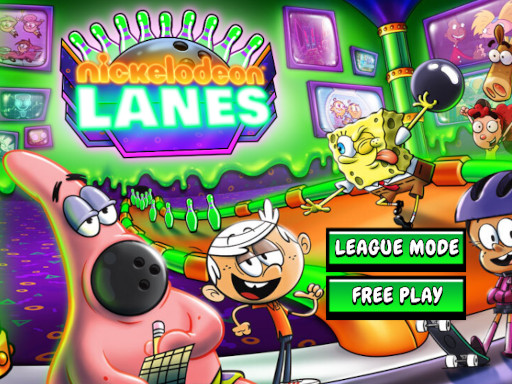 Nickelodeon Lanes Game Image Nickelodeon Lanes Game