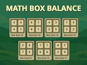 Math Box Balance Game Online